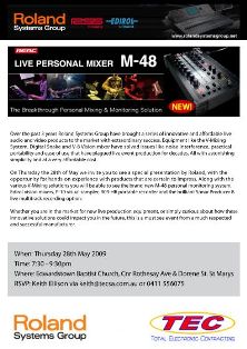 Roland V-Mixer
                                                Special Event Brosher