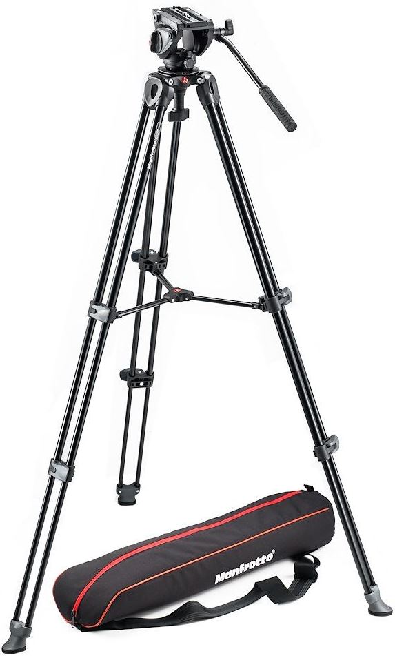 MVK500AM Tripod with fluid video head
                          Lightweight with Side Lock